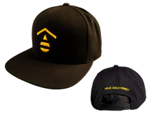 Load image into Gallery viewer, True Gold Authentic Snapback Hat (Black)