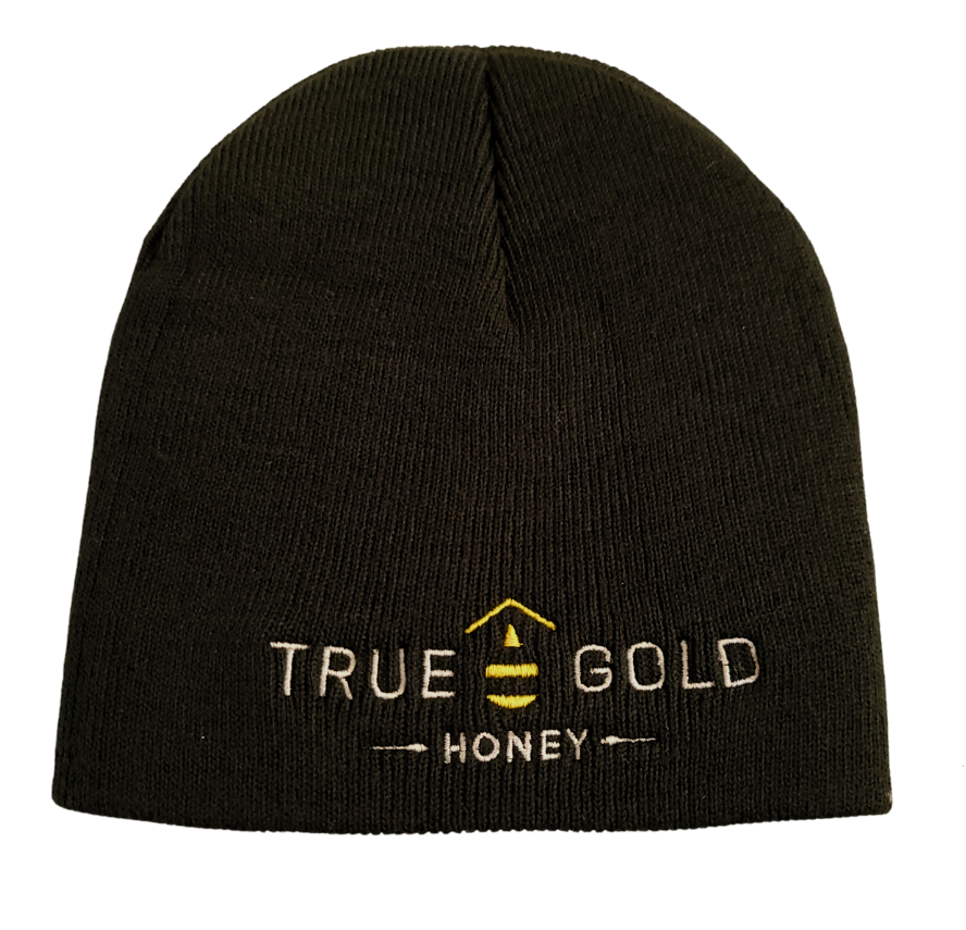 True Gold Honey Beanie (Black)